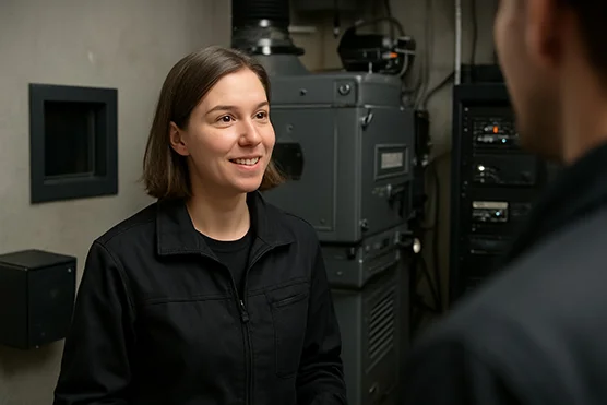 Responsable technique de la projection
