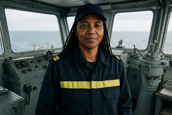 Maître de pont sur navire militaire