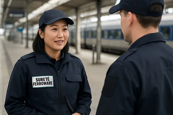 Agent / Agente de sûreté ferroviaire