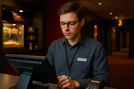 Responsable de hall de cinéma