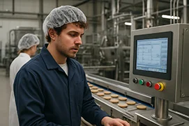 Pilote d'installation automatisée en industrie alimentaire
