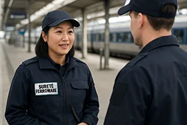 Agent / Agente de sûreté ferroviaire